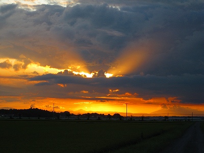 いつかの夕日