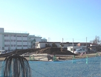 富沢駅周辺の工事が進んでいます