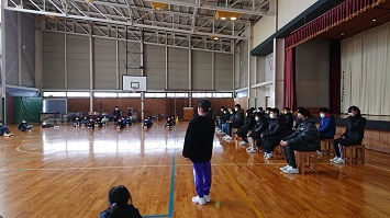 ２月２５日　６年生を送る会