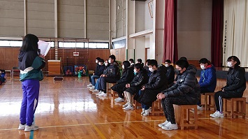 ２月２５日　６年生を送る会