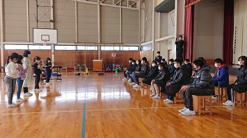 ２月２５日　６年生を送る会