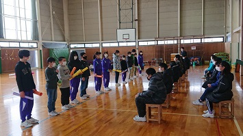 ２月２５日　６年生を送る会