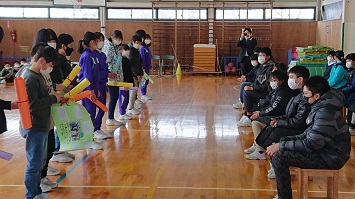 ２月２５日　６年生を送る会