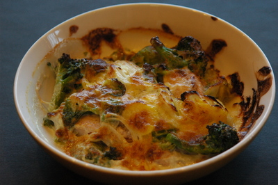 ◆　さけと野菜のクリーム焼き　◆