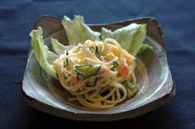 春のパスタサラダ です。