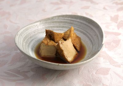 ◆　生揚げの黒砂糖煮　◆