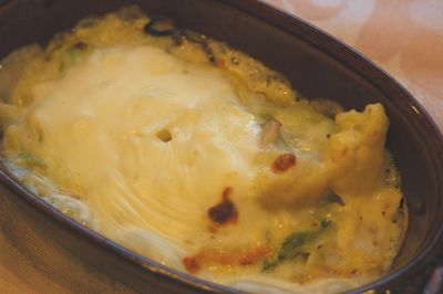 白菜のグラタン♪♪ 甘みがあってクリ~ミ~です。