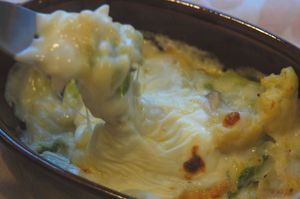 白菜のグラタン♪♪ 甘みがあってクリ~ミ~です。