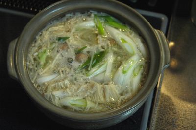 ◆　肉だんごの塩鍋　◆
