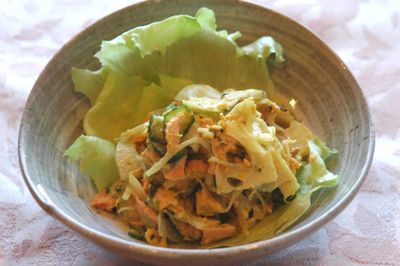 色々なお野菜がシャキシャキ~っと。。。。。