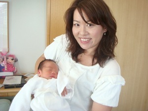宮上　哲先生、景子先生に待望の男のお子様誕生