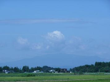 栗駒山と青空そして雲