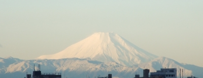 今朝の富士山