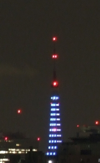 6/20、「世界難民の日」に合わせて東京タワーが青く輝く