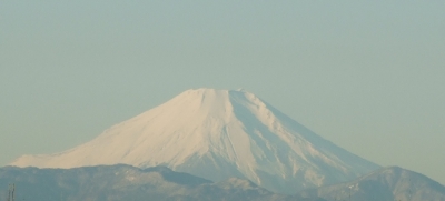 今朝の富士山
