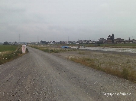 多賀城市南宮より山王方面を見る
