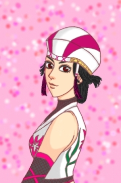 くのいちを描いてみる。