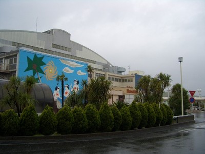 雨天入場