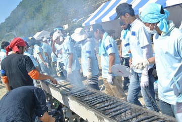 「おながわ秋刀魚収獲祭２０１４」開催の様子