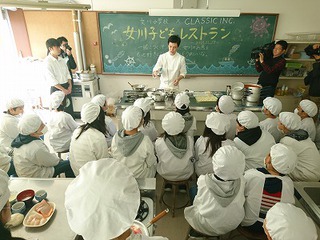 食育授業「女川子どもレストラン」！