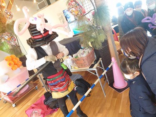 道の駅なみえで、バルーンアート 道の駅なみえで、バルーンアート