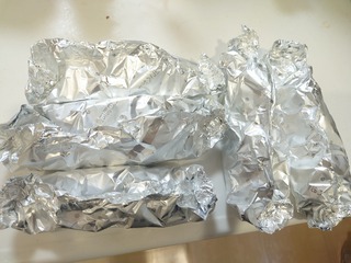 ホイル焼きの仕込み