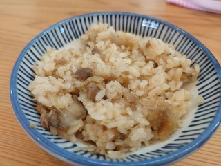 「仙台中華そば 銘店嘉一」の中華そば+鶏飯のセット 「仙台中華そば 銘店嘉一」の中華そば+鶏飯のセット