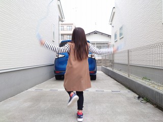 冬休みに縄跳び練習 冬休みに縄跳び練習