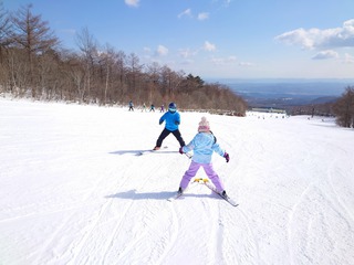 娘と３回目のスキー