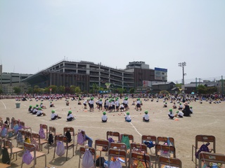 初めての小学校運動会