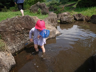 牛渕公園で水遊び！