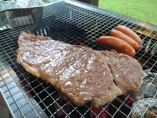コテージでバーベキュー！