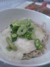 食感も楽しい!あかもくうどん!