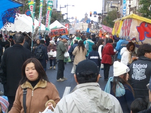 恒例　初市（山形市）