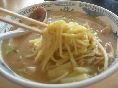 エコーハウスの味噌ラーメン