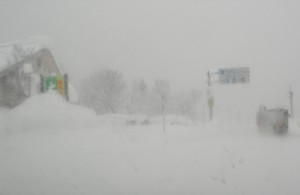 雪の回廊　月山道路